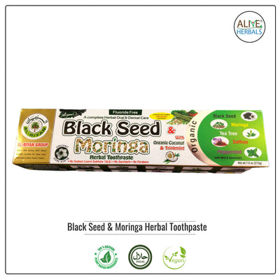 Pasta de Dientes Herbal de Semilla Negra y Moringa