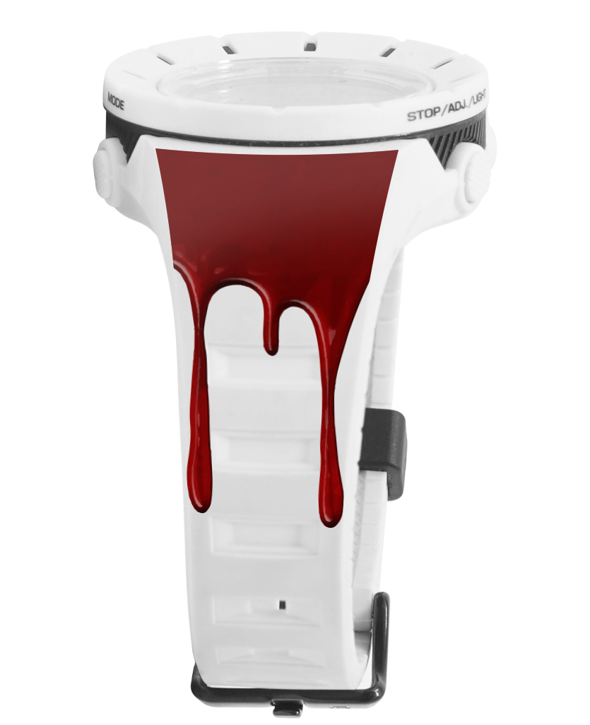 Coliseum Fit™ - Blood FORUM EDITION Watch (White/Black) - Korvel