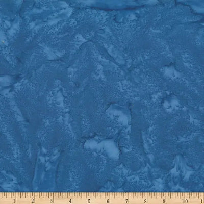 Tela Ancha Blue Flax Wave - Algodón Premium