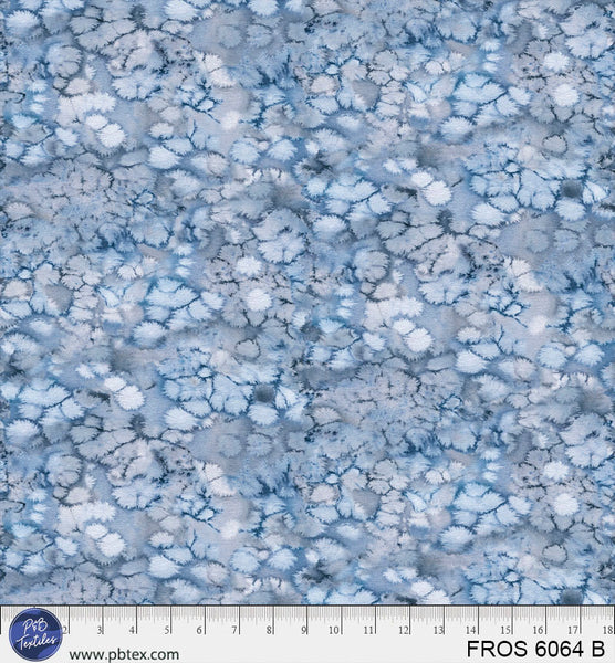 Tela de algodón Blue Frost FROS-6064-B - 44"/45" por yarda