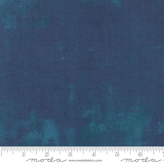 Tela Azul Grunge Basics Azul Prusiano - 44"/45" por Yarda