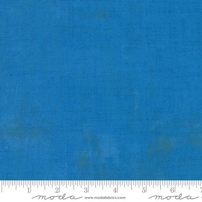 Blue Grunge Basics Sapphire Fabric 44"/45" Per Yard