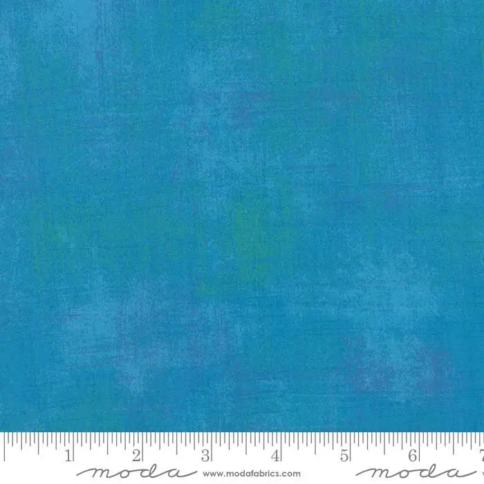 Tela Turquesa Blue Grunge Basics - 44"/45" Por Yarda
