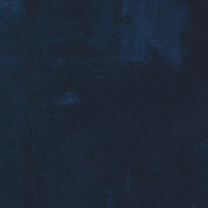 Tissu Large en Coton Grunge Bleu - Qualité Premium