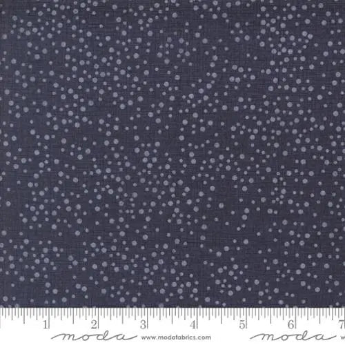 Tela de algodón azul Superbloom Dotty con textura - 44"/45" por yarda