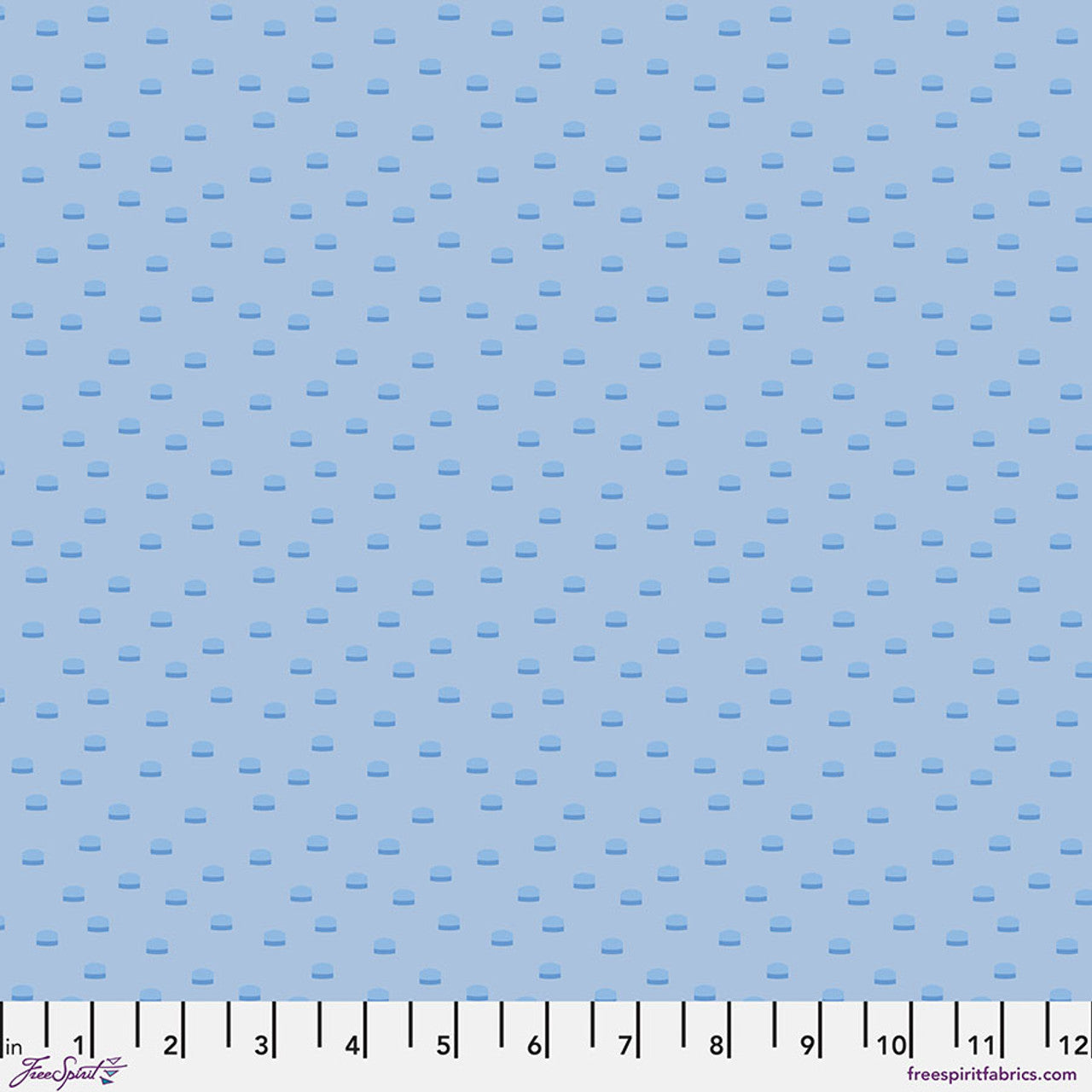 Blue Toppers Cotton Fabric - 44"/45" Per Yard