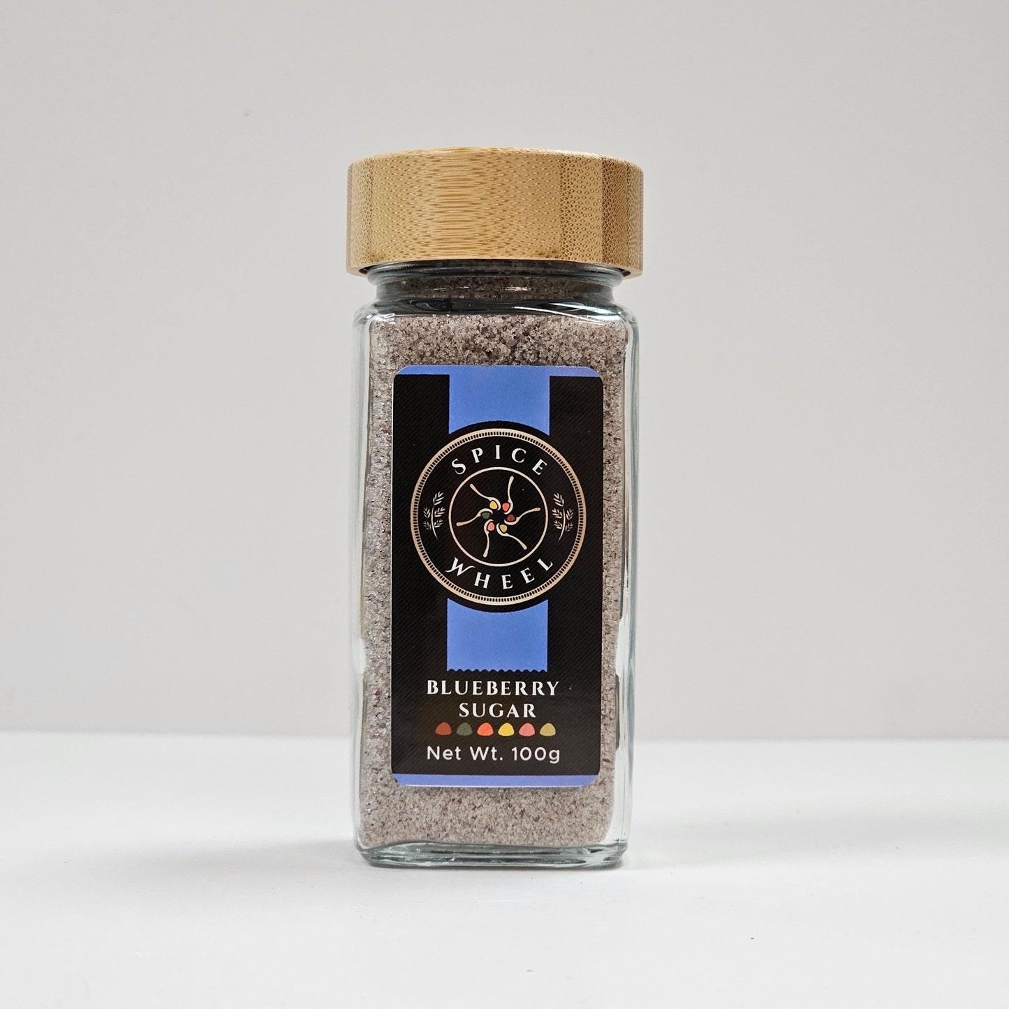 Blueberry Sugar – Granulated Sugar Infused with Real Blueberry Powder