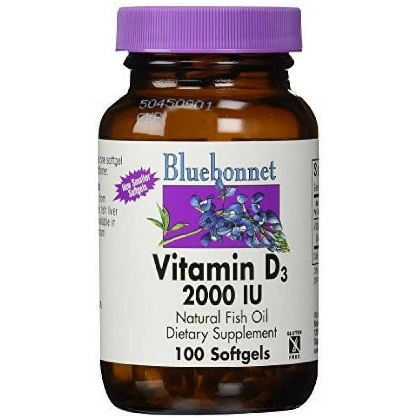 Gélules molles de vitamine D3 Bluebonnet 2000 UI - 100 unités