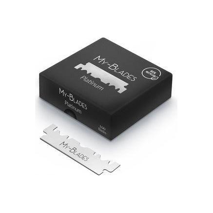 My-Blades Platinum Single Edge Razor Blades - 100 Count