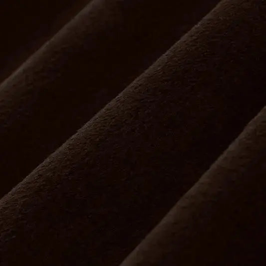 Tela Sólida Extra Ancha de Chocolate Marrón Cuddle 3 por Yarda