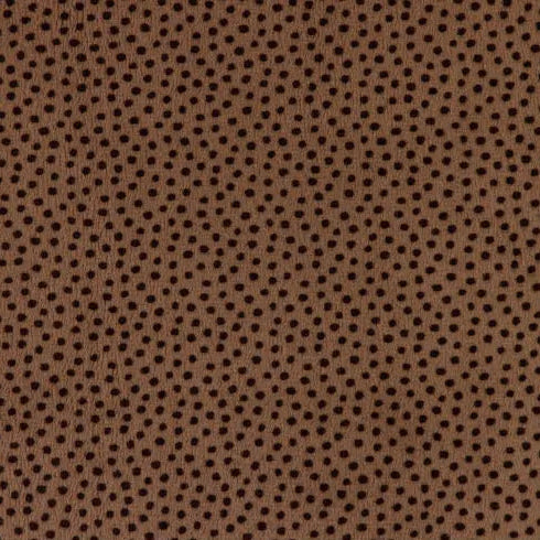 Brown Extra Wide Dottie Cuddle Cocoa Fabric per Yard