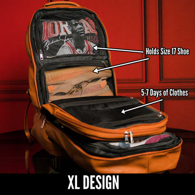 Sac de voyage premium XL en cuir marron - Idéal pour les aventuriers