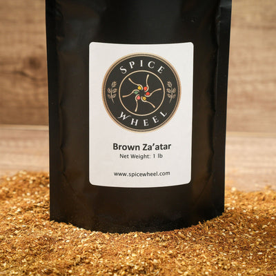 Brown Za’atar Spice Blend – 1 lb Bulk Mediterranean Seasoning - Korvel