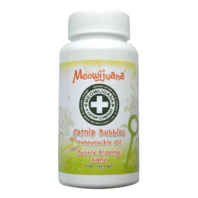 Meowijuana Catnip with Honeysuckle Bubbles - 5oz