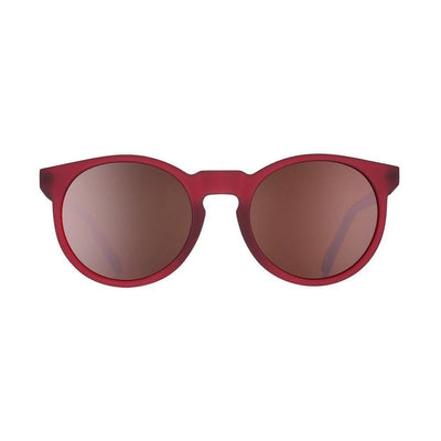 Chic Burgundy Circle G Polarized Sunglasses for Every Occasion - Korvel