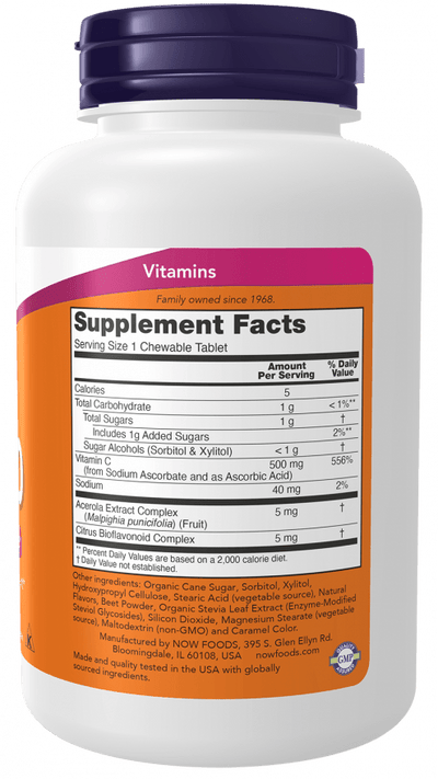 Cherry-Berry C-500 Chewable Vitamin Delight - Korvel