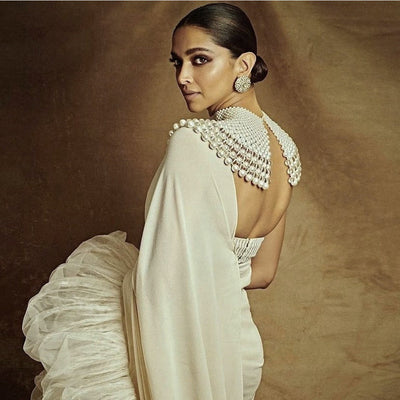 Bridal Shoulder Necklace Fashion Body Chain Pearls Beaded Women Layered Choker Wedding Accessories - Korvel