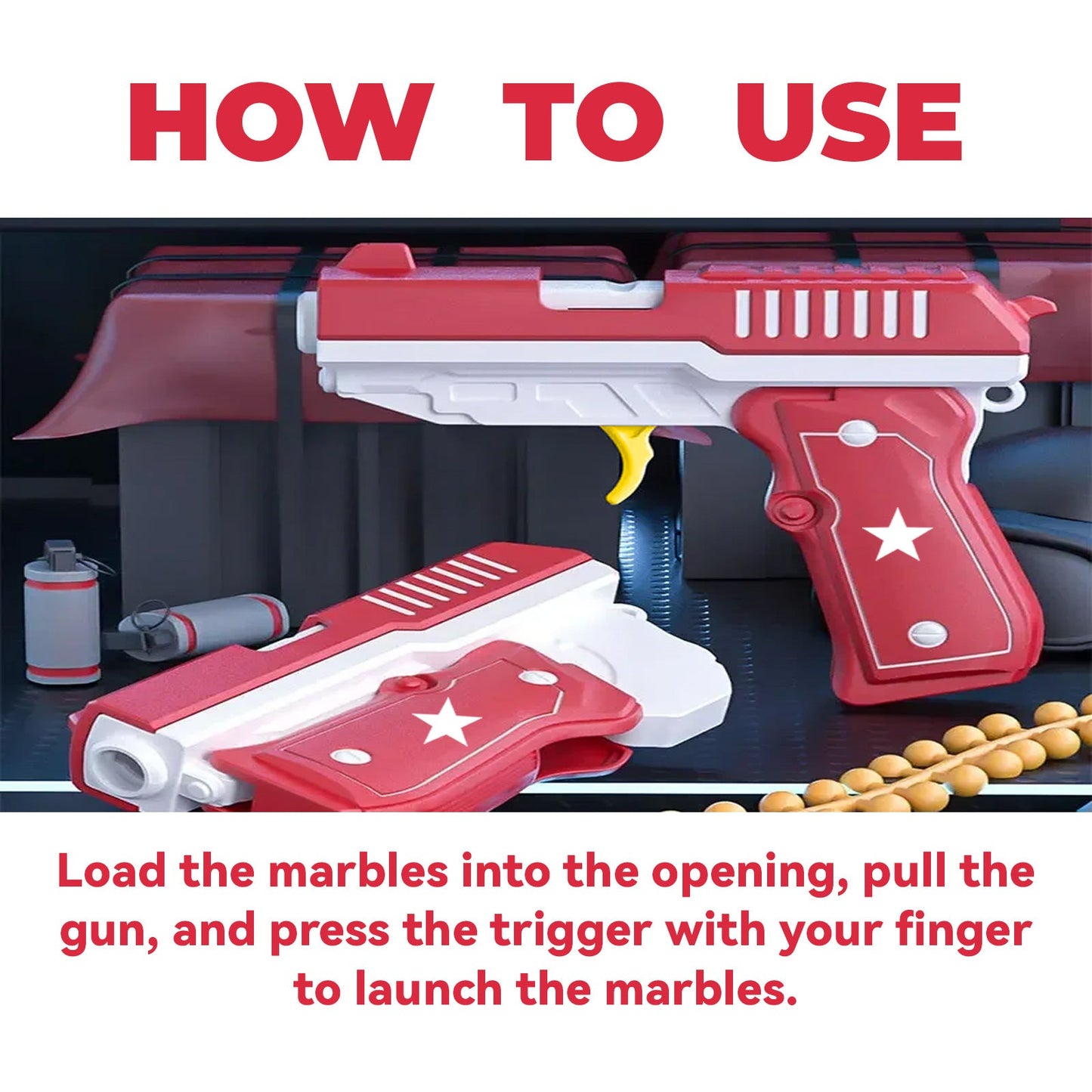 Bullet Toy Gun, Fun Children's Outdoor Interactive Toys Transform Continuous Gift For Boys - Korvel
