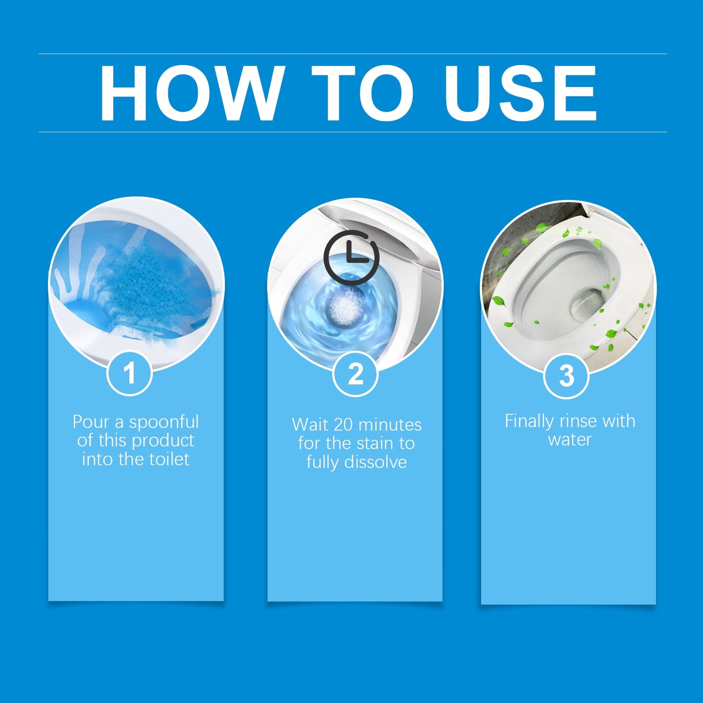 Premium Foam Toilet Cleaner for Effective Stain Removal