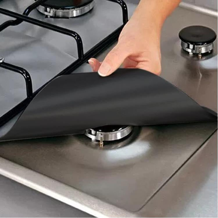 Gas stove surface protection pad square high temperature resistant oil resistant and dirt resistant cleaning pad - Korvel