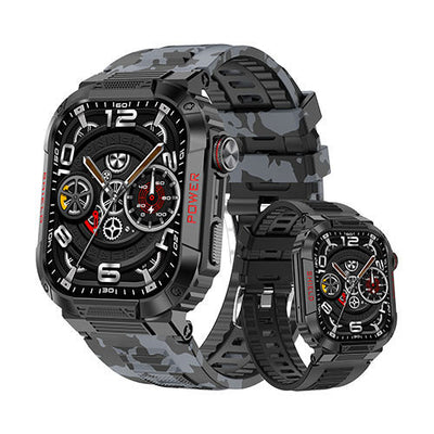 Three proof outdoor sports watch IP68 waterproof Bluetooth call health monitoring low-power TK25 smart watch - Korvel