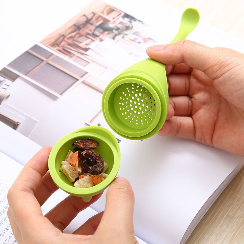 Water Monster Silicone Tea Filter Tea Glass Nice Lake Water Monster Tea Brewer - Korvel