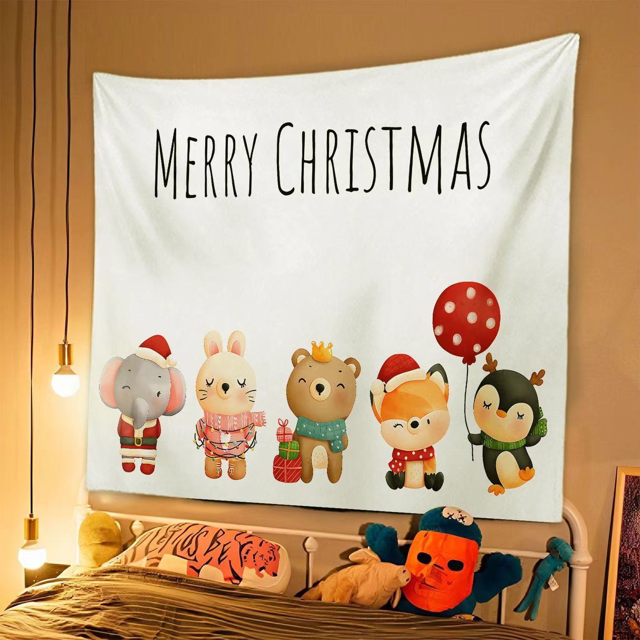 Tapisserie de Noël Élégante pour Décor Festif