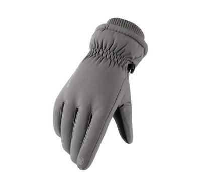 Winter Gloves For Men And Women Plus Down Warm Touch Screen Windproof Waterproof Outdoor Riding Gloves Thickened Cotton Ski Gloves - Korvel