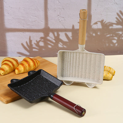 Aluminum Sanming Pan Round Double-sided Pattern Waffle Mold Home Breakfast Pancake Tool - Korvel