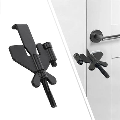 Portable Door Lock Privacy Extra Security Lock Anti Theft Travel Inside Door Locker for Traveling Home Bedroom Apartmen - Korvel