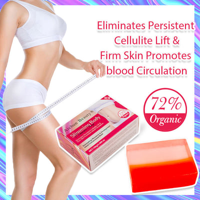 Body Sculpting Two-Color Handmade Soap Body Skin Curve Lift Moisturizing Moisturizing Mild Skin Care Handmade Soap - Korvel