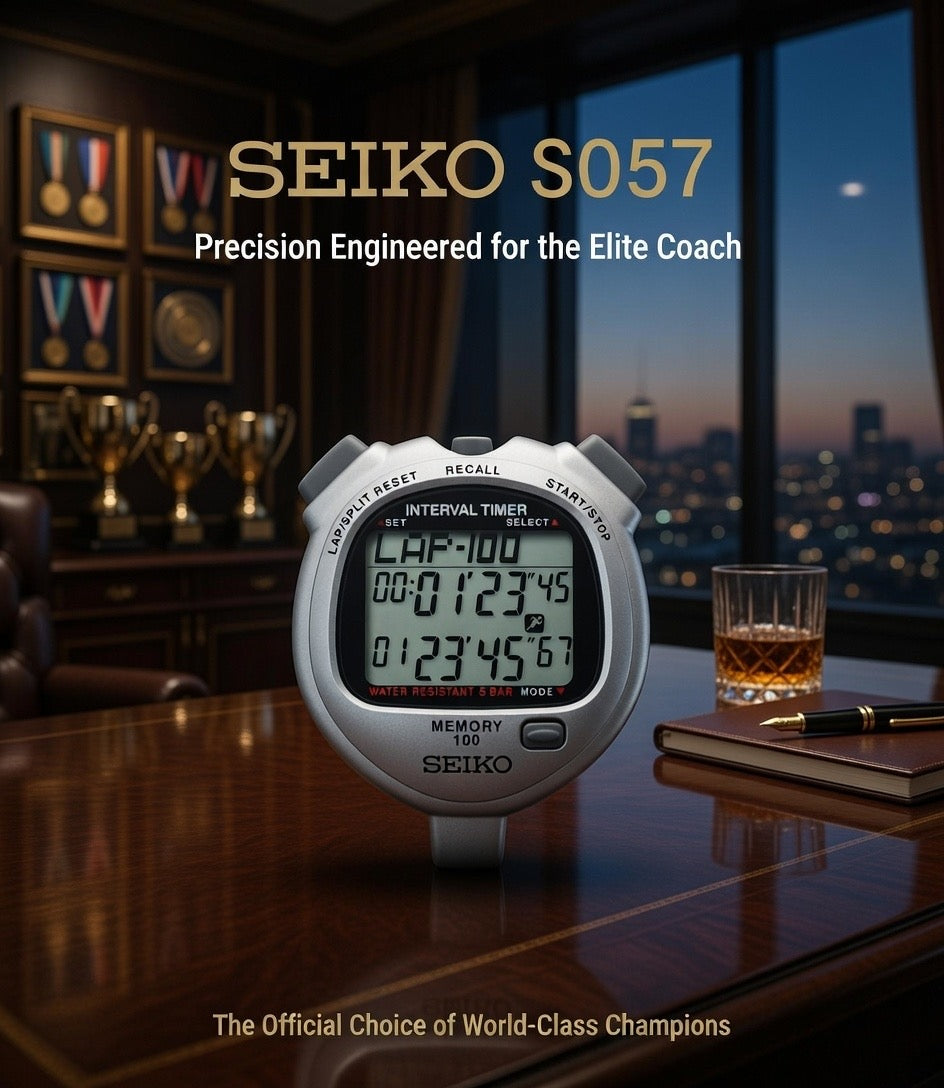 SEIKO S057 - Advanced Dual Timer with 100 Lap Memory