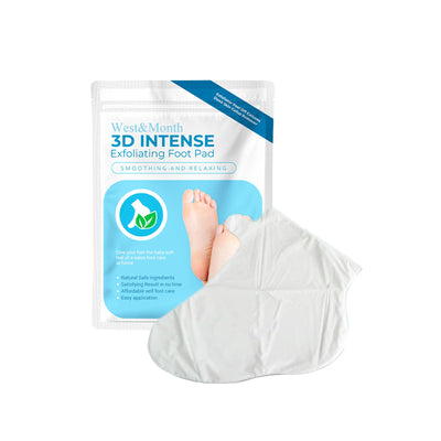 3D Intense Exfoliating Foot Pad, Foot Care Clean Horny Calluses, Anti-chapping And Moisturizing Foot Mask - Korvel