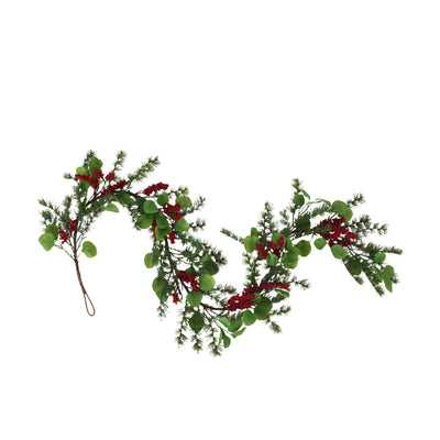 5' LEAVES/BERRY GARLAND - Korvel