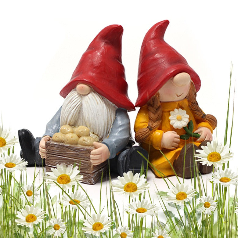 Decoración de Enanitos de Resina Creativa para Tu Jardín
