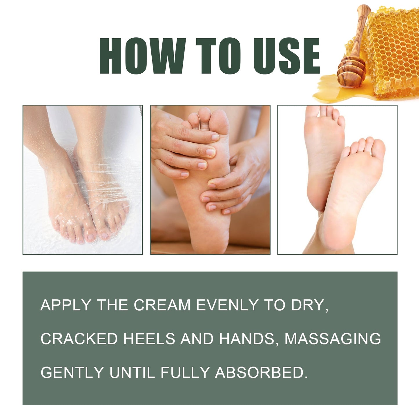 Anti-Crack Hand And Foot Care Cream Moisturizes Skin To Prevent Dry Cracking, Peeling, Freezing And Chapping - Korvel
