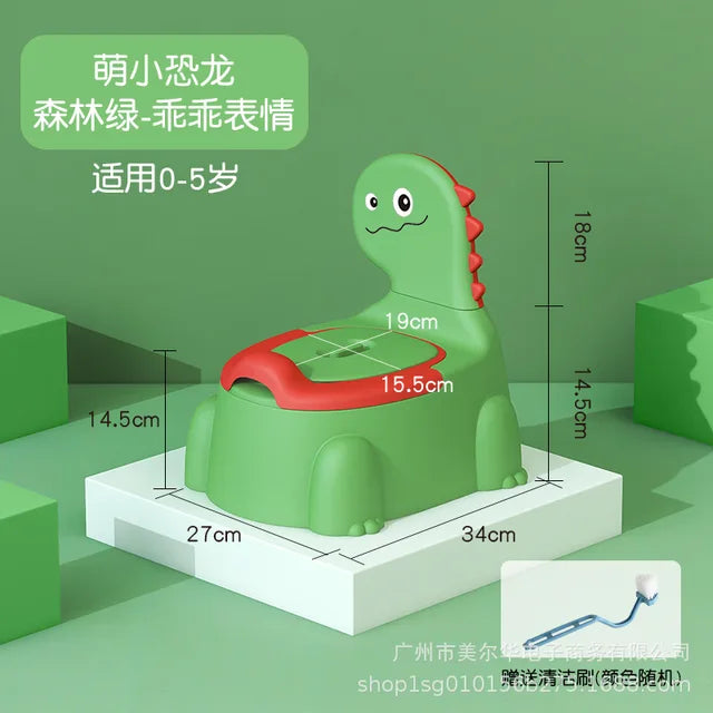 Baby Potty Toilet Training Seat Cartoon Dinosaur Thickening Children's Special Potty Baby Urinals Boys Girls Toilet Supplies - Korvel
