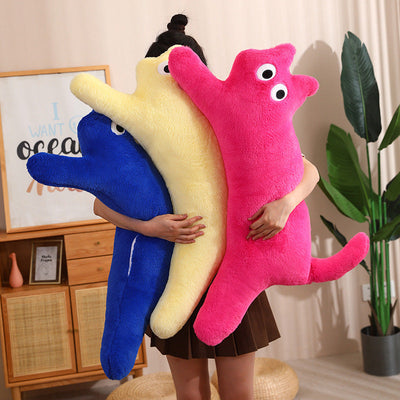 Dopamine Long Bar Cat Pillow Cat Plush Toy Living Room Cushion - Korvel