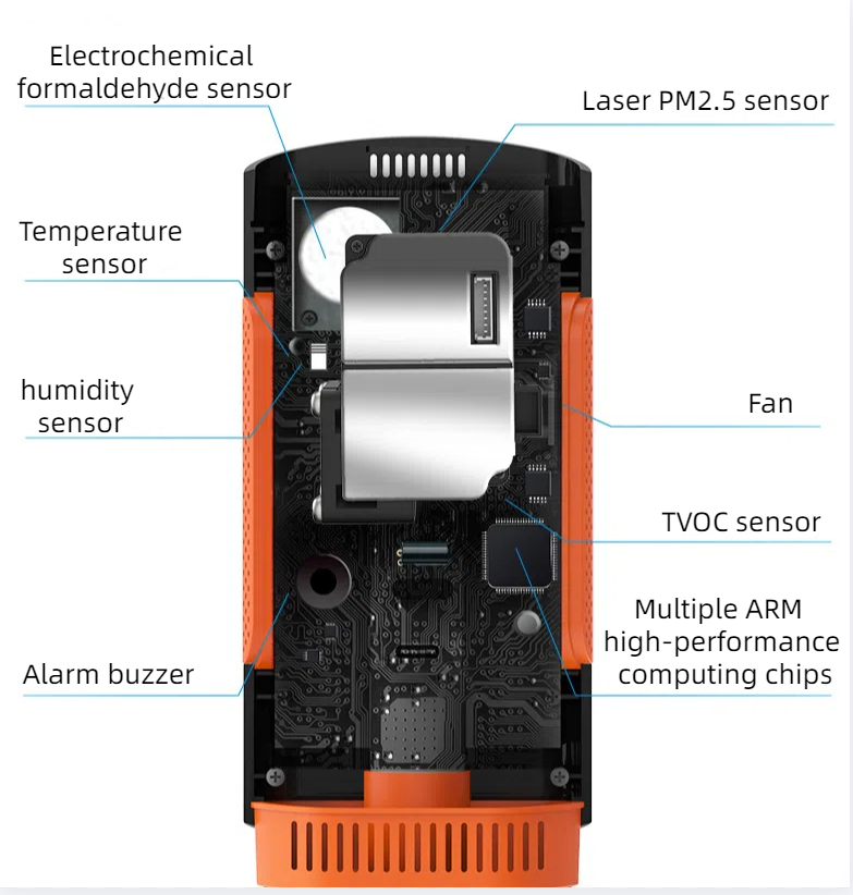 New formaldehyde detector for home use, professional new house formaldehyde testing, indoor air quality testing, formaldehyde instrument - Korvel
