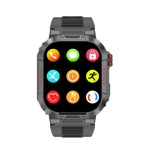 Three proof outdoor sports watch IP68 waterproof Bluetooth call health monitoring low-power TK25 smart watch - Korvel
