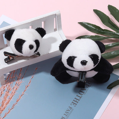 Korean Style Plush Panda Headband for Girls