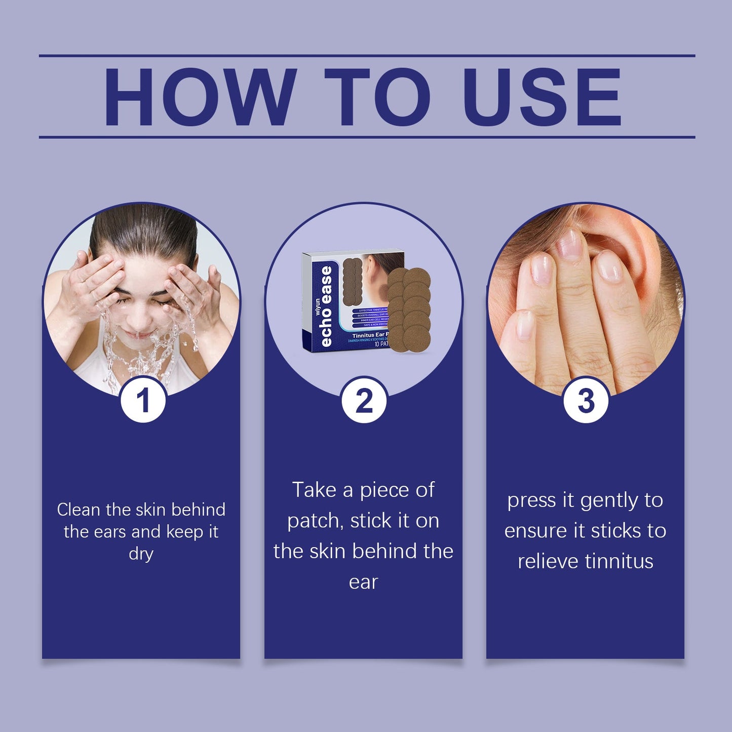 Ear Care Patch Soothing Ear Comfort Gentle Repair External Ear Acupoint Body Care Patch - Korvel