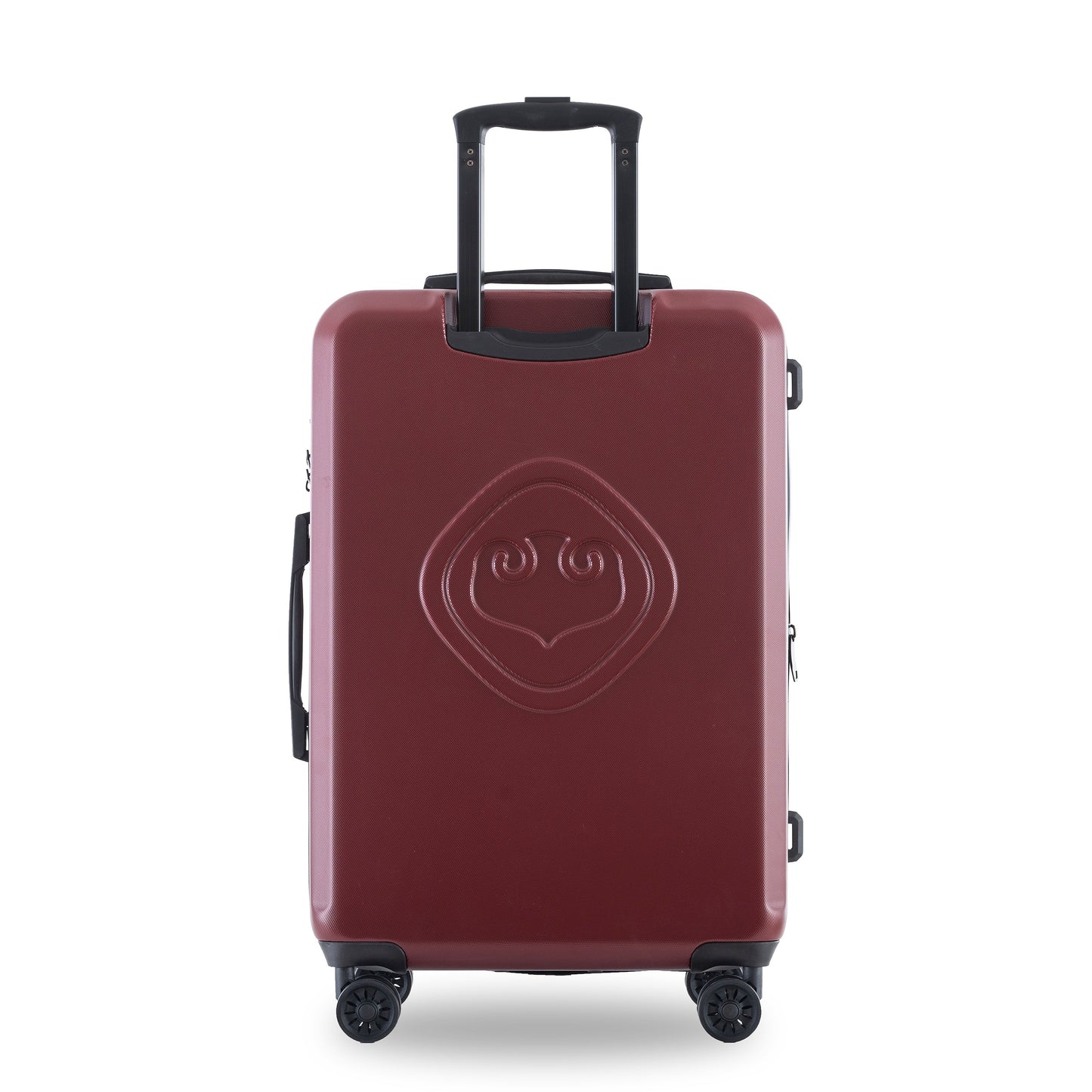 Expandable 3-Piece Luggage Set with Spinner Wheels - Red