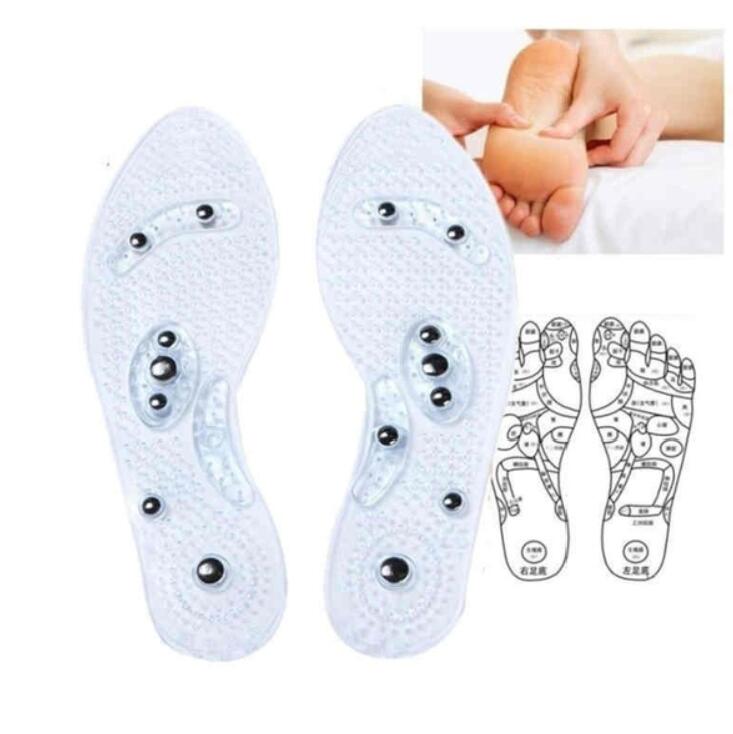 1Pair Shoe Gel Insoles Feet Magnetic Therapy Health Care for Men Comfort Pads Foot Care Relaxation Gifts - Korvel