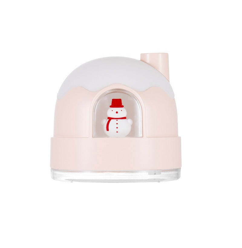 Humidificador de Noche con Luz de Casa Nevado