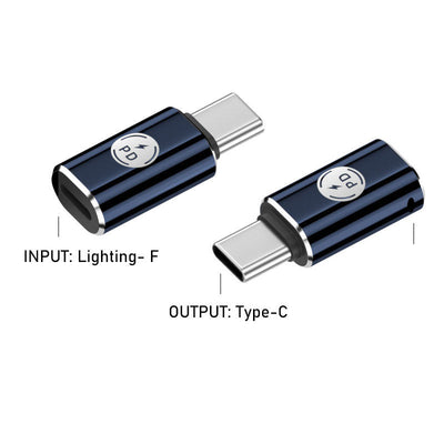 Lighting female to TYPE-C male 27W fast charging adapter suitable for Apple 15 mobile phone charging converter - Korvel