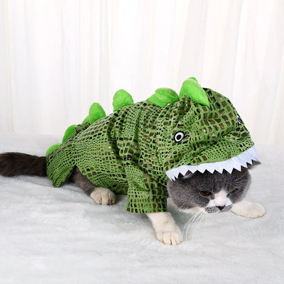 New Halloween Dog Crocodile Models Transforming Clothes Christmas Weird Pet Costumes Puppy Clothes - Korvel