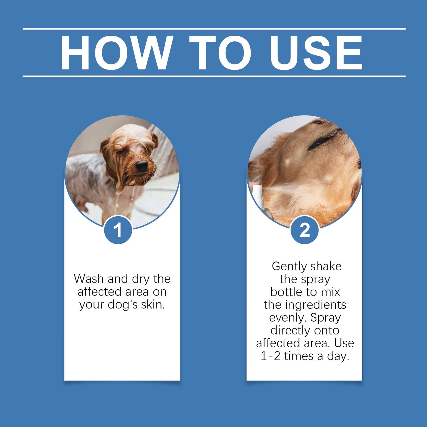 Spray Suave para el Cuidado del Pelaje de Perros y Gatos
