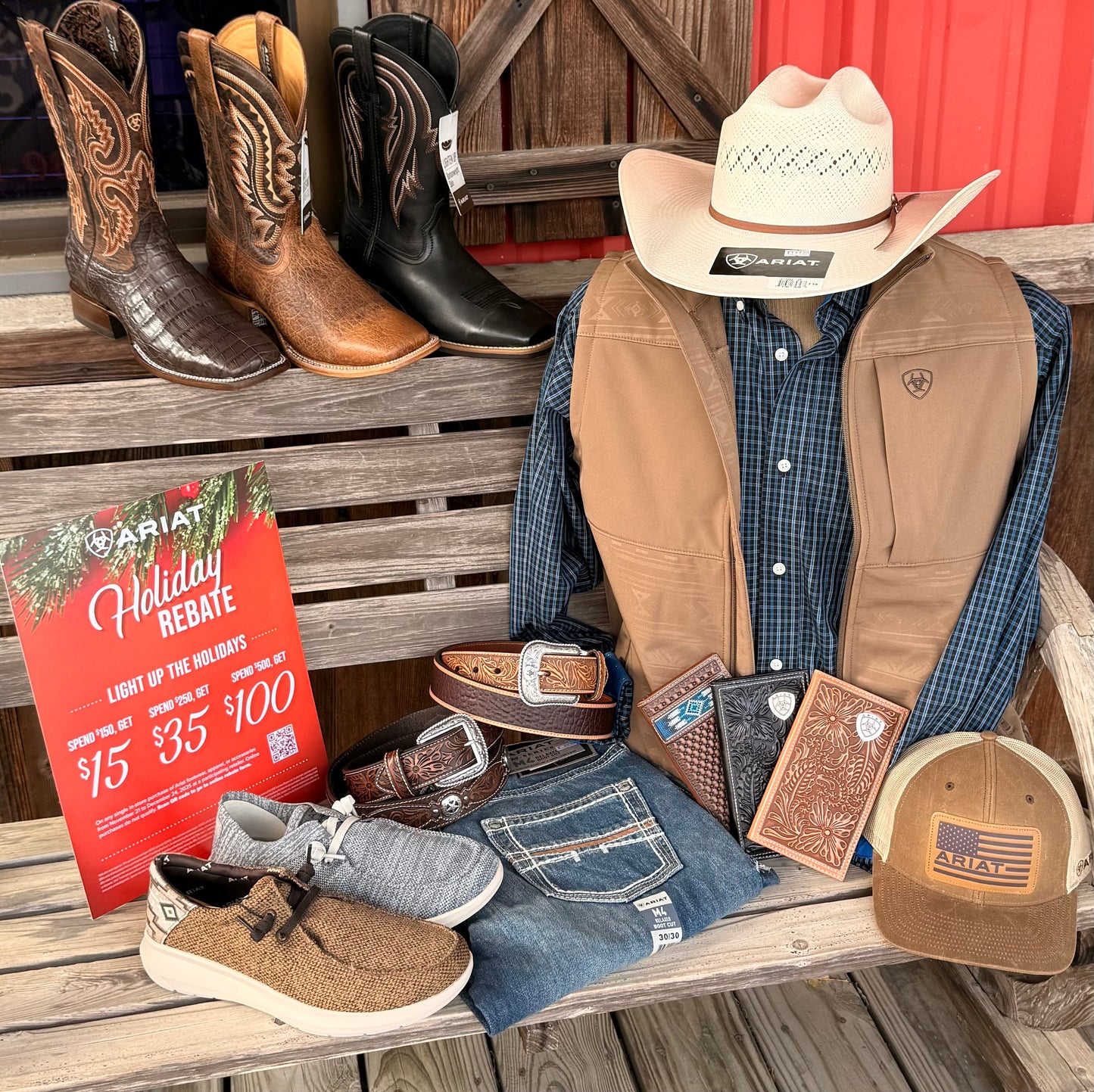 Southwest-Inspired Khaki Softshell Vest for Men | Ariat - Korvel