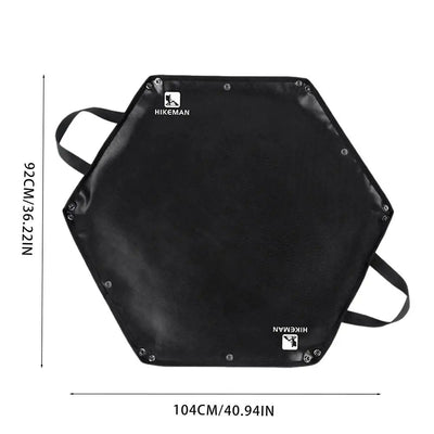 Hexagonal Fireproof Mat for Camping and Outdoor Use